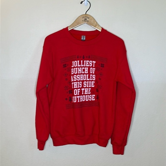 Gildan Graphic Sweatshirt Womens Size Small Fleece Interior Lining - Picture 2 of 9